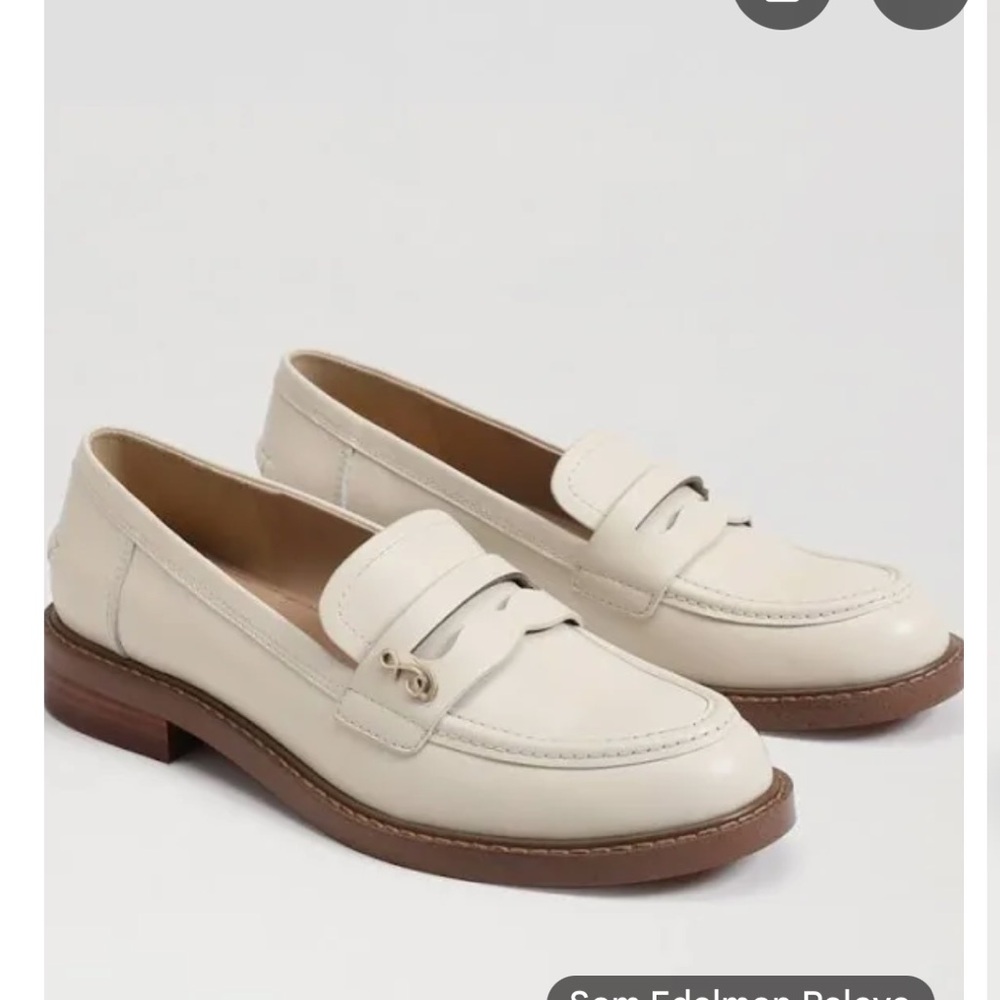 Sam Edelman Collin Penny Loafer flat size 11 white